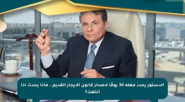 الدستور يحدد مهلة 30 يومًا لإصدار قانون الإيجار القديم.. ماذا يحدث إذا انتهت؟